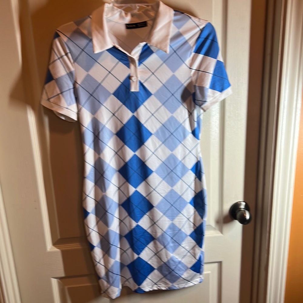 Women’s Argyle Print Bodycon Dress